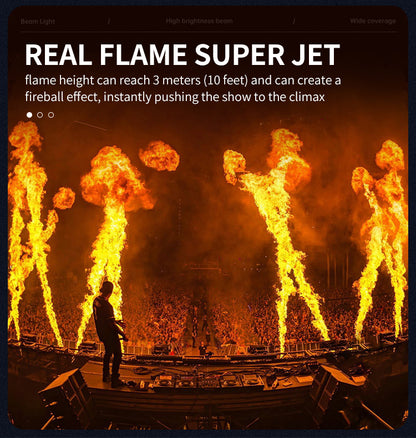 Hexagonal Mini DMX dj Stage Spray Fire Flame Machine