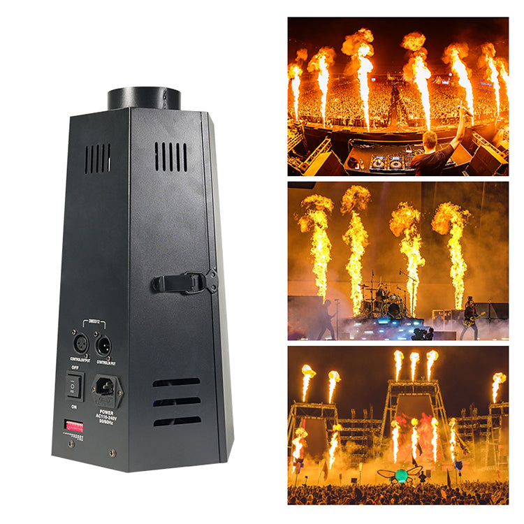Hexagonal Mini DMX dj Stage Spray Fire Flame Machine